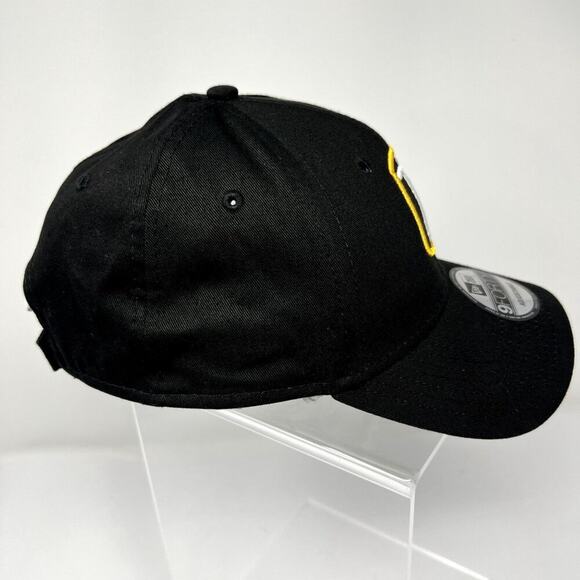 New Era 9Forty Baseball Hat Men One Size Fits Black Hook & Loop Adjustable Cap - Picture 3 of 8